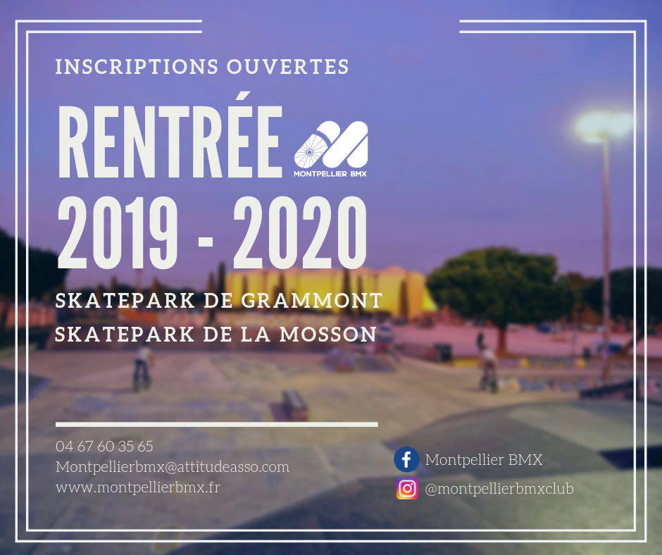 RENTREE 2019-2020 – Inscriptions ouvertes !